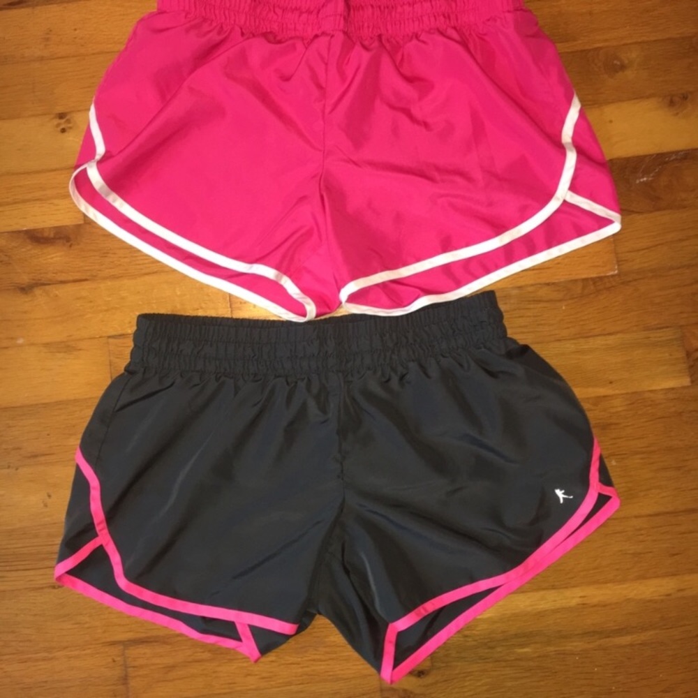 Bundle of 3 shorts and one pink/black swim tank